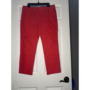 Banana Republic Hampton Fit Slack Pants 10 Salmon